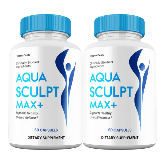 Aqua Sculpt Max+ Capsules (2 Pack) | Daily Formula