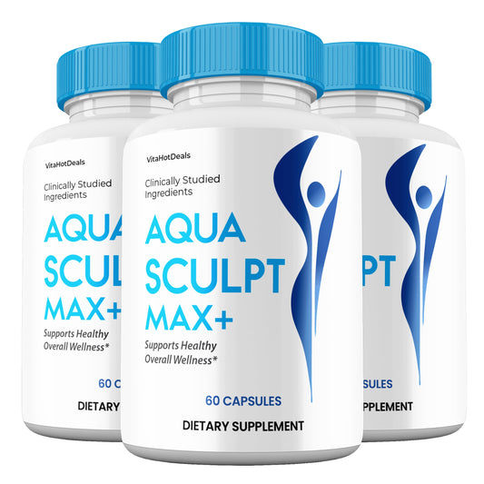 Aqua Sculpt Max+ Capsules (3 Pack) | Daily Formula