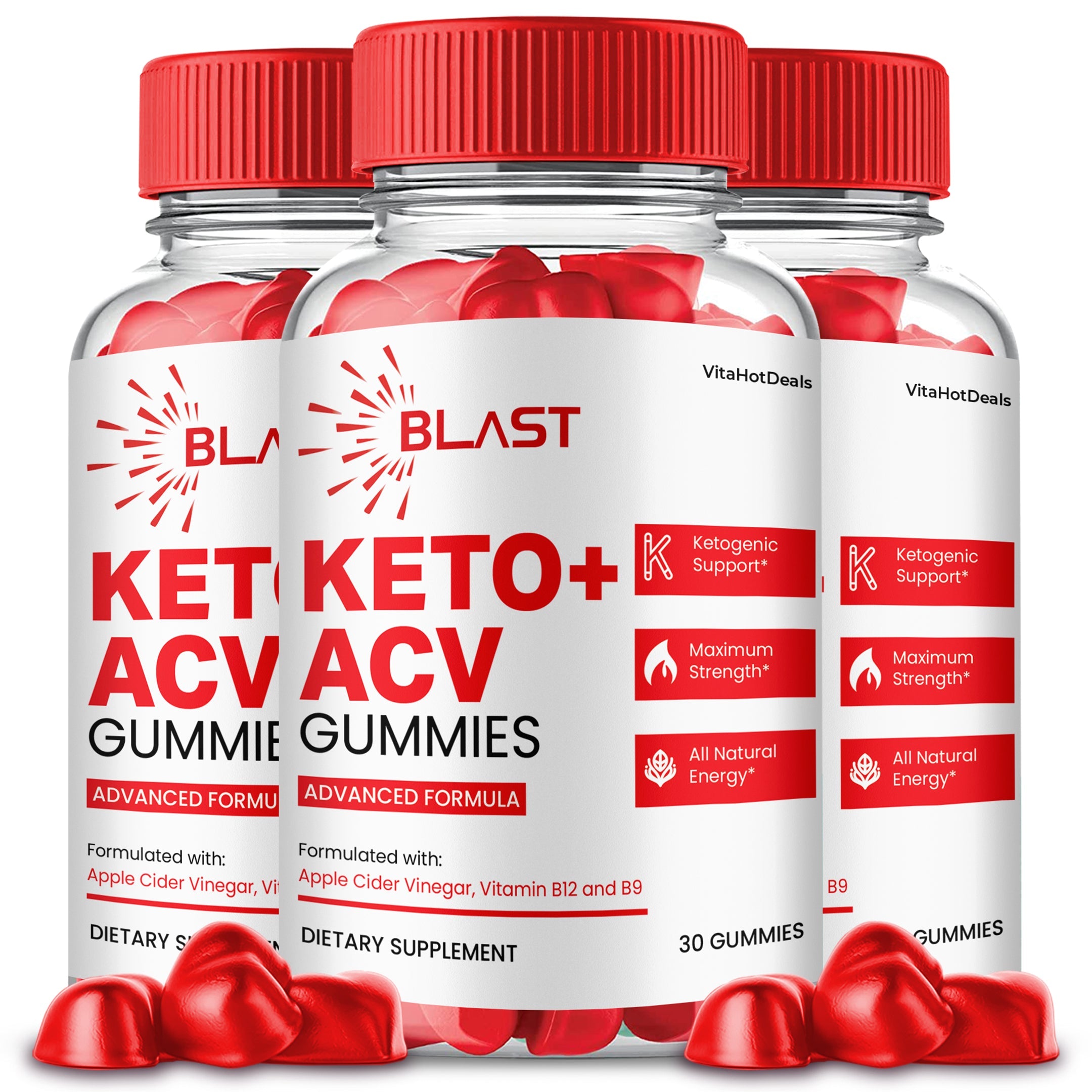 Blast Keto ACV Gummies (3 Pack)