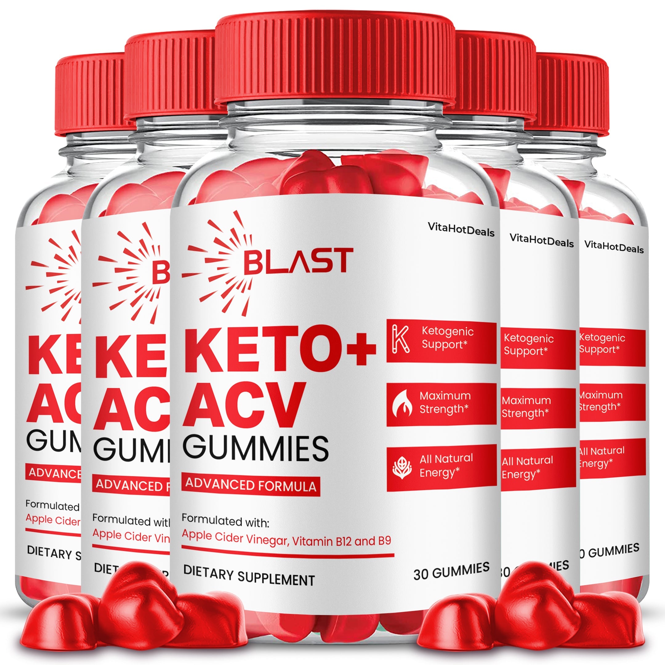 Blast Keto ACV Gummies (5 Pack)