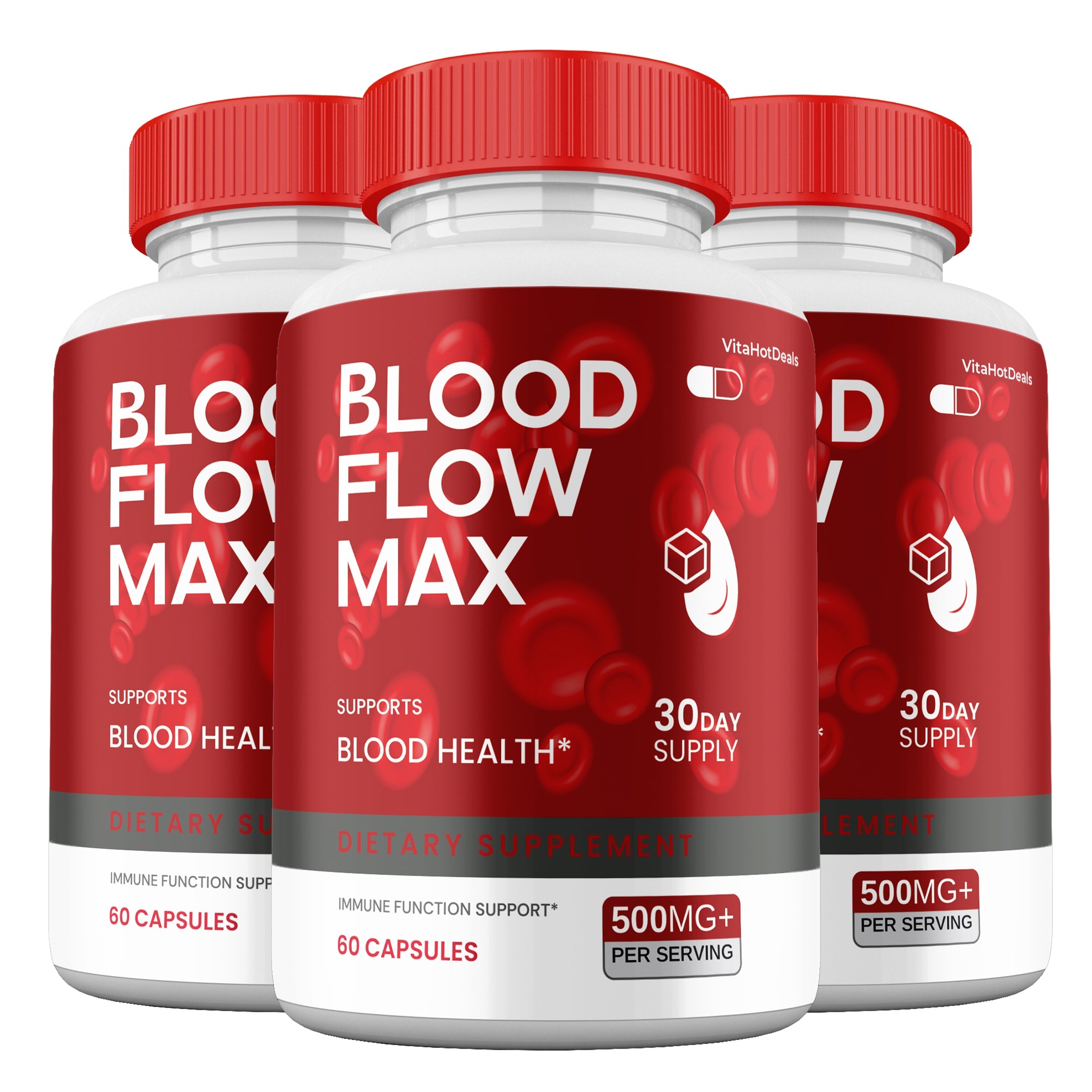 Blood Flow Max capsules (3 Pack)