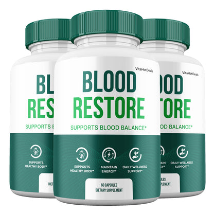 Blood Restore Capsules (3 Pack) | Daily Formula