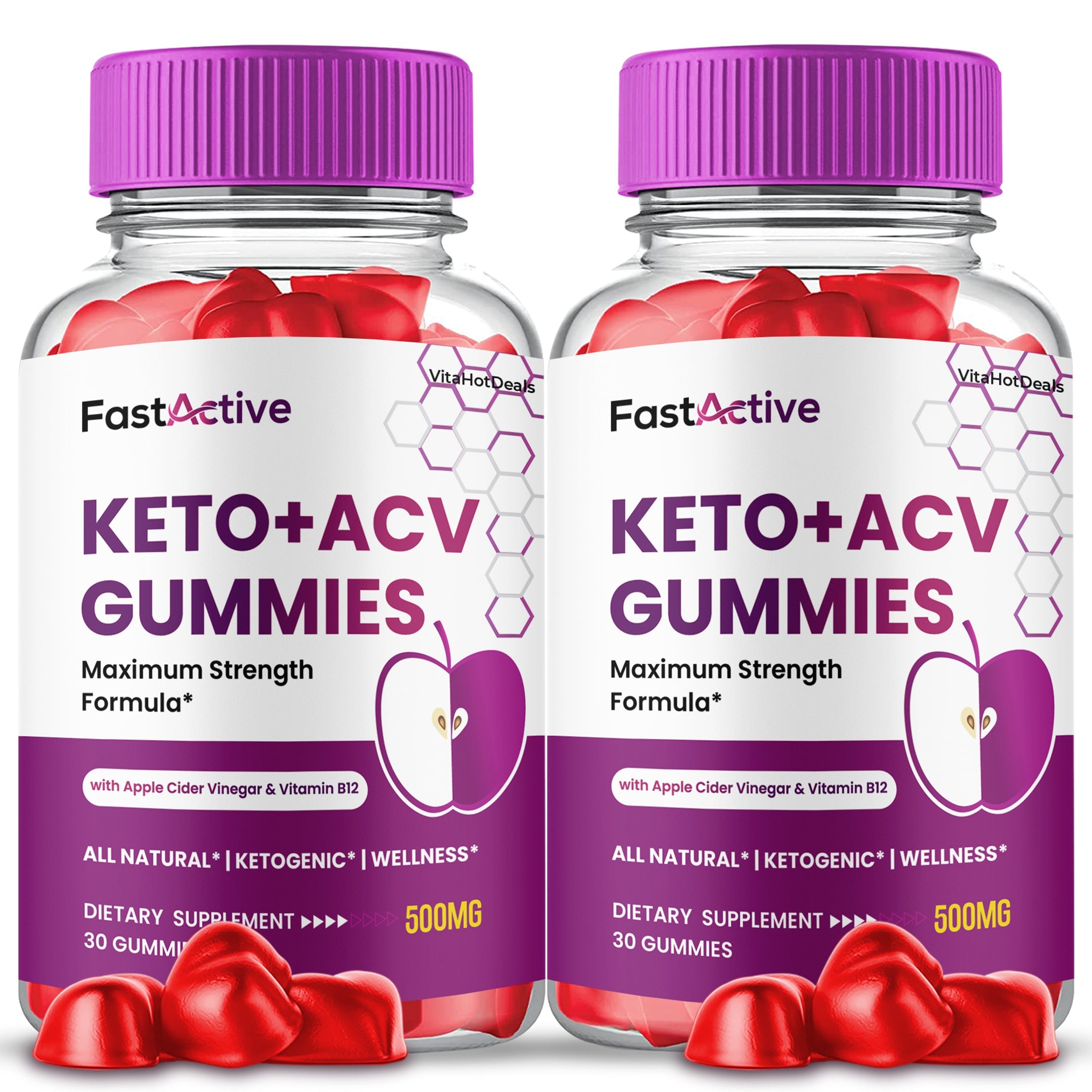 Fast Active Keto ACV Gummies (2 Pack)