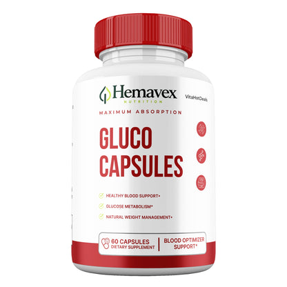 Hemavex Gluco Capsules (1 Pack) | Daily Formula