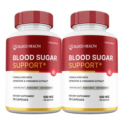 Gluco Health Capsules (2 Pack) | Daily Formula