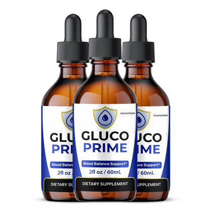 Gluco Prime Drops (3 Pack) | Daily Formula