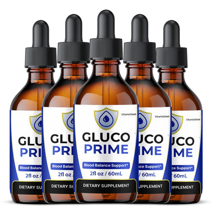 Gluco Prime Drops (5 Pack) | Daily Formula