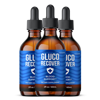 Gluco Recover Drops (3 Pack) | Daily Formula