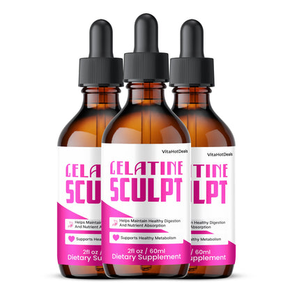 Gelatine Sculpt Drops (3 Pack) | Daily Formula