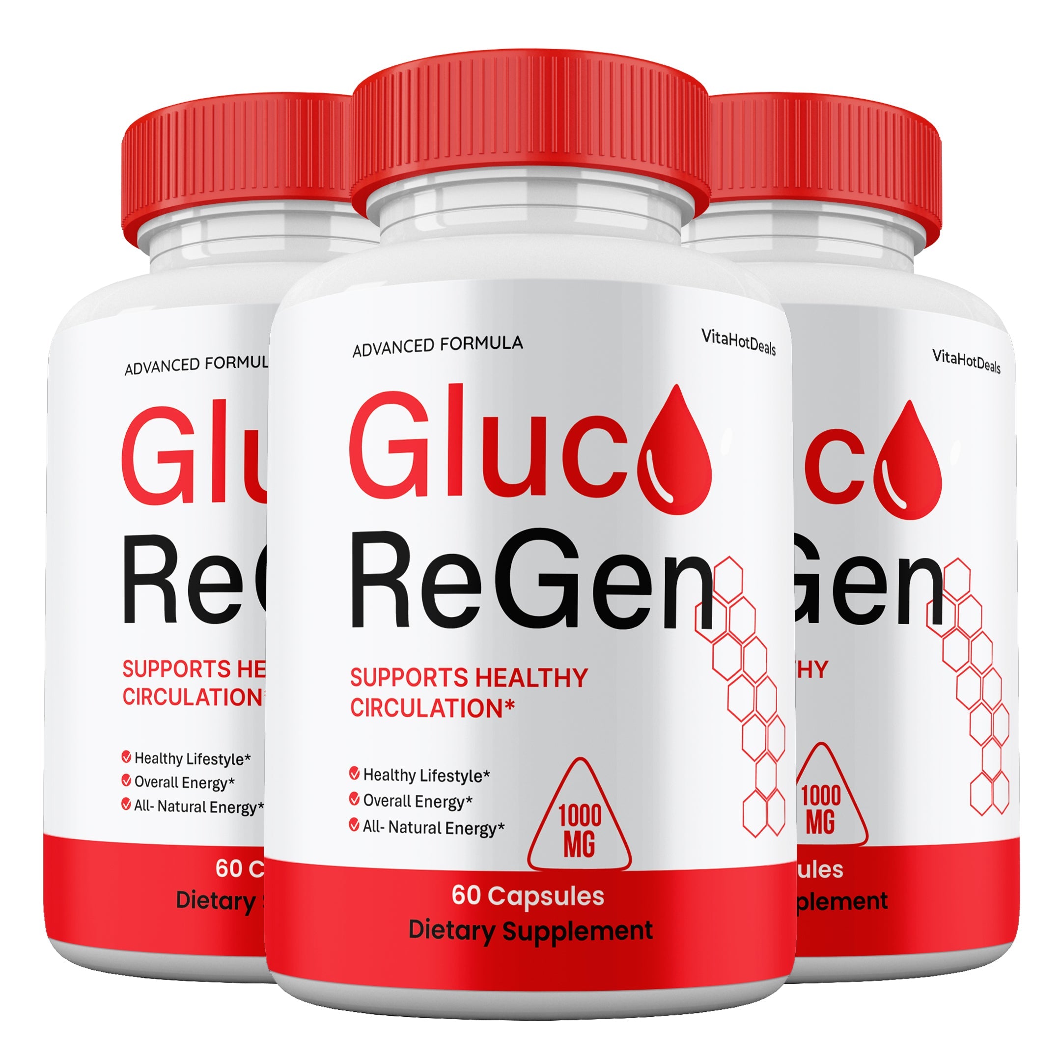 Gluco ReGen Blood Support Capsules (3 Pack)
