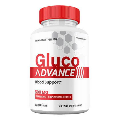 Gluco Advance Blood Support Capsules (1 Pack) | Daily Formula