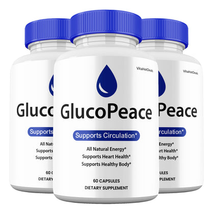Gluco Peace Capsules (3 Pack) | Daily Formula
