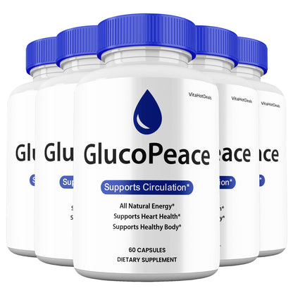 Gluco Peace Capsules (5 Pack) | Daily Formula