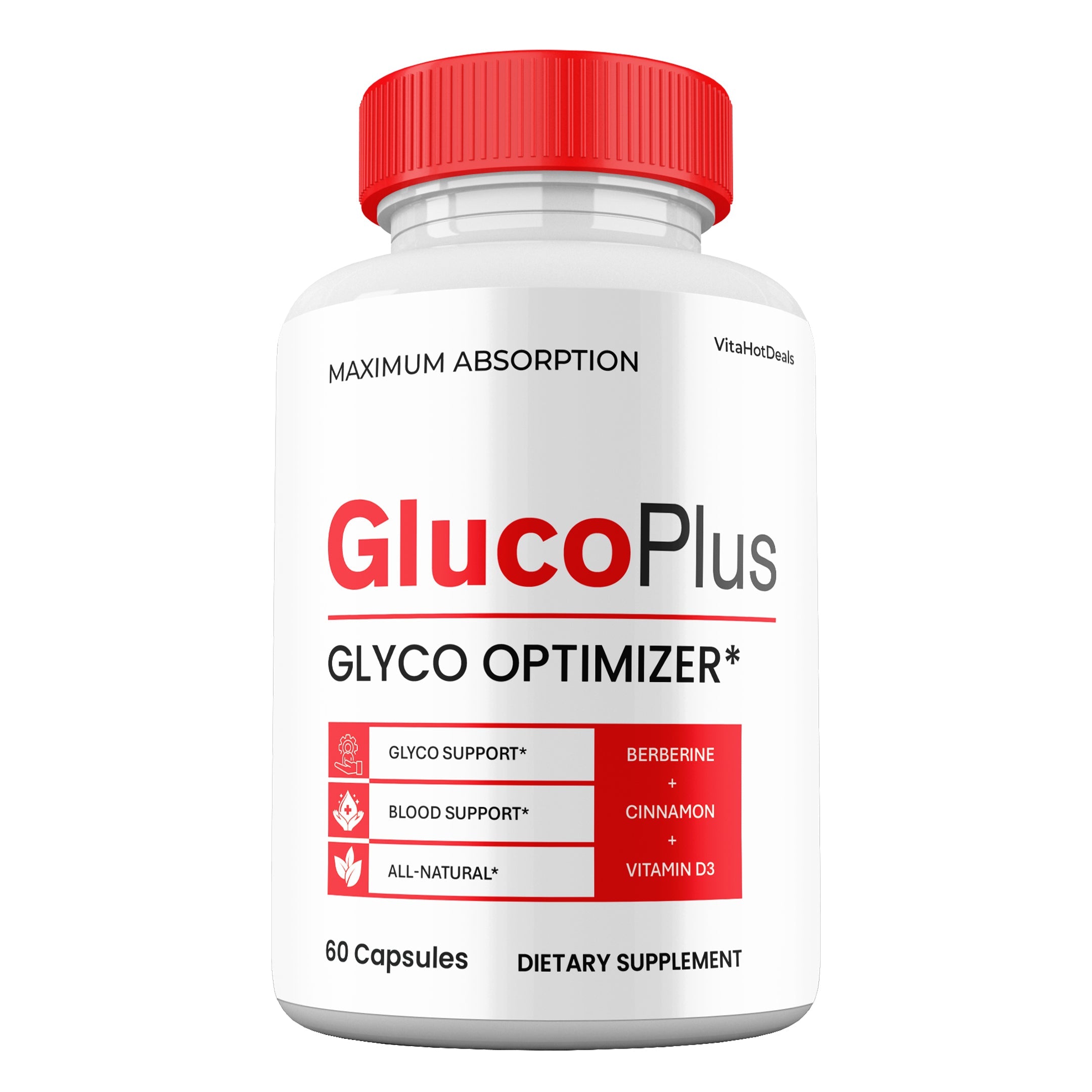 GlucoPlus Blood Support capsules (1 Pack)