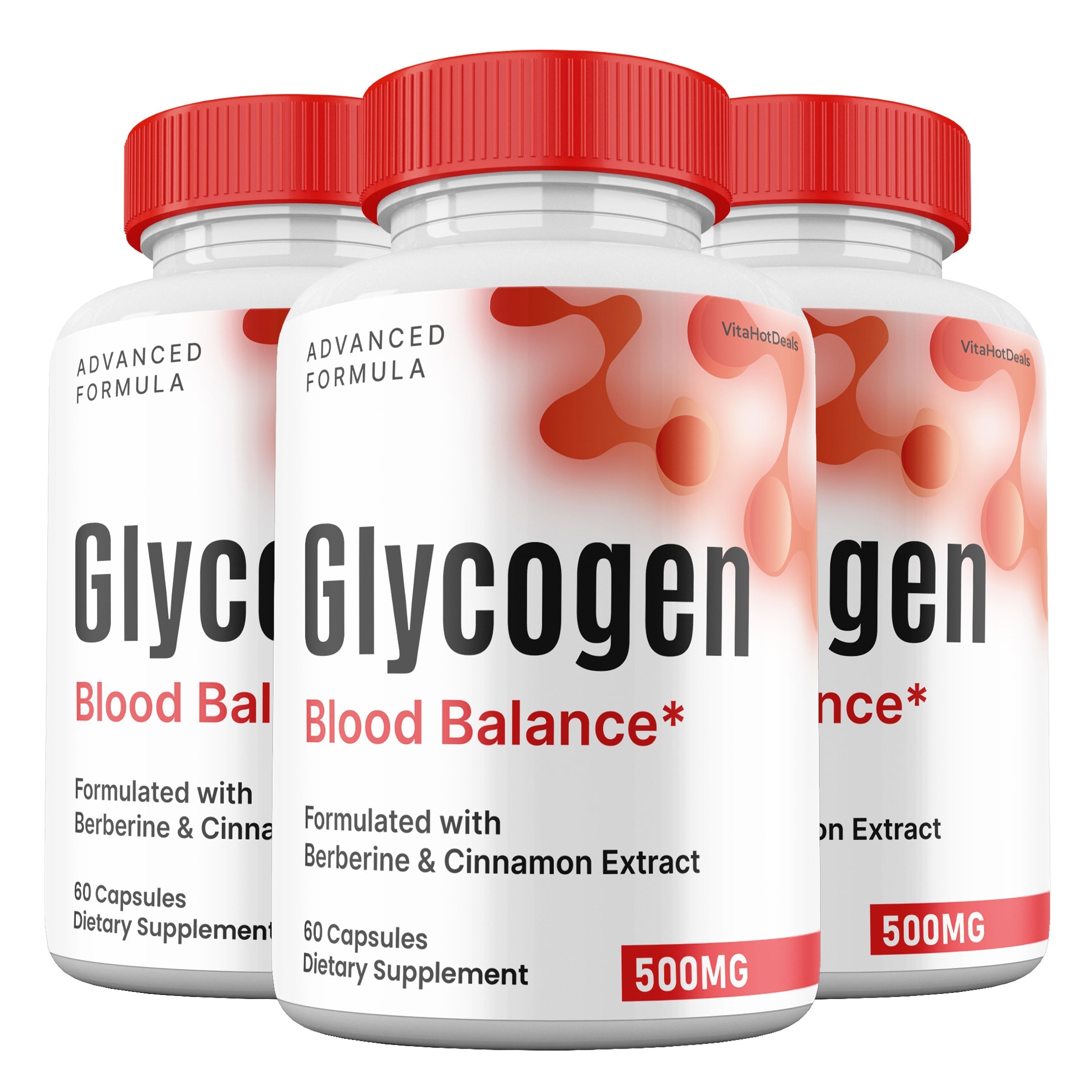 Glycogen Blood Balance capsules (3 Pack)