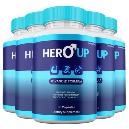 Hero Up Capsules (5 Pack) | Daily Formula