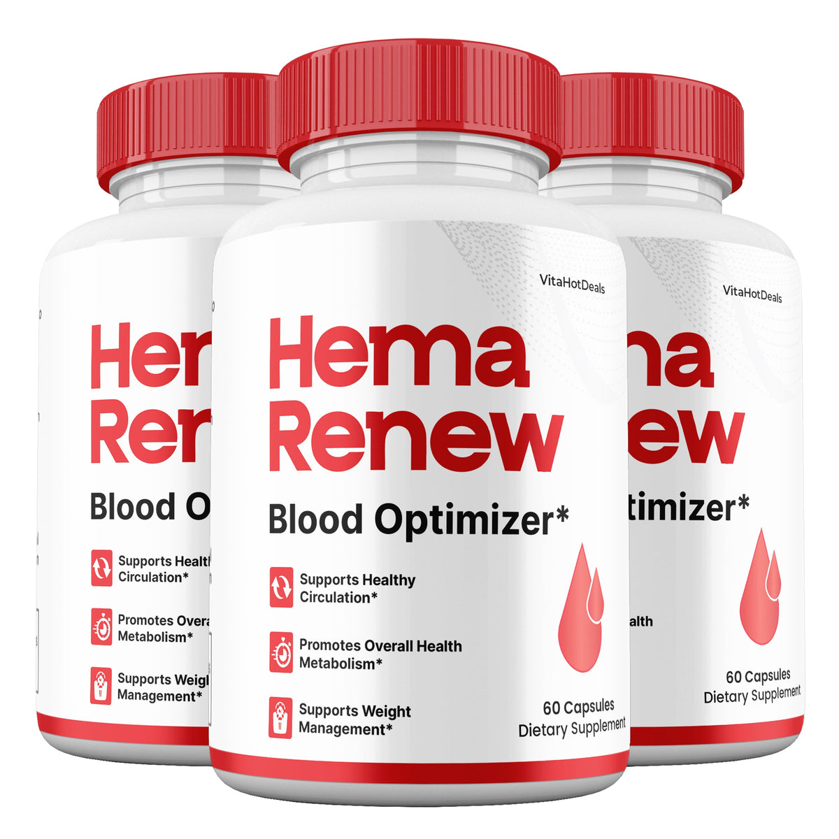 HemaRenew Capsules 3 Pack metabolic wellness support