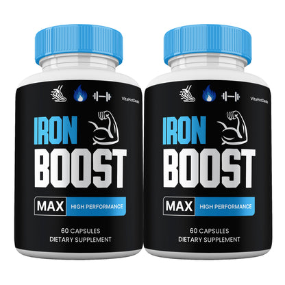 Iron Boost Max Capsules (2 Pack) | Daily Formula