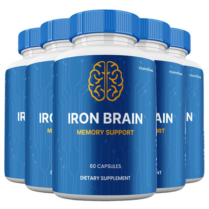 Iron Brain Capsules (5 Pack) | Daily Formula