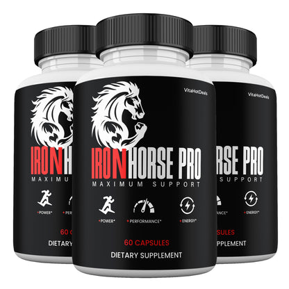 Iron Horse Pro Capsules (3 Pack) | Daily Formula