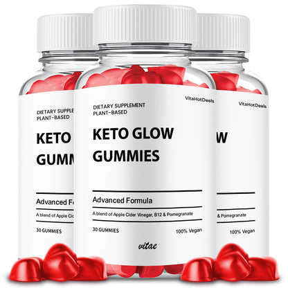 Keto Glow ACV Gummies (3 Pack) | Daily Formula