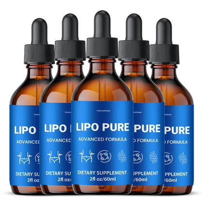 Lipo Pure Drops (5 Pack) | Daily Formula