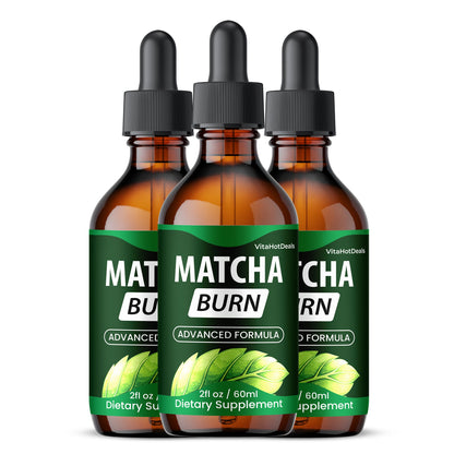 Matcha Burn Drops (3 Pack) | Daily Formula