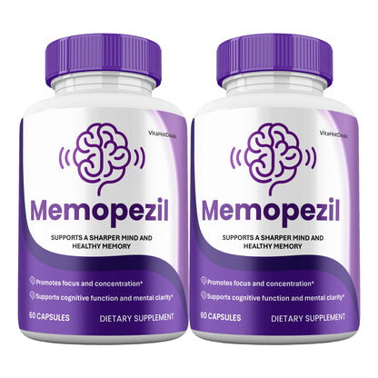 Memopezil Capsules (2 Pack) | Daily Formula