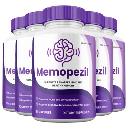 Memopezil Capsules (5 Pack) | Daily Formula