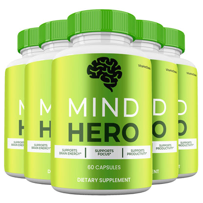 Mind Hero Capsules (5 Pack) | Daily Formula
