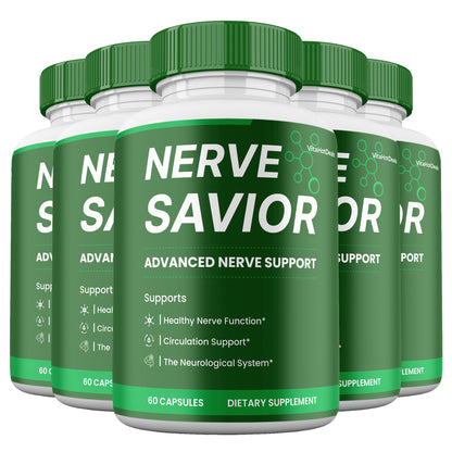 Nerve Savior Capsules (5 Pack) | Daily Formula