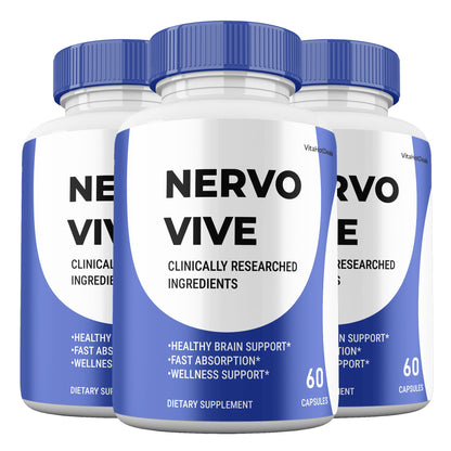 Nervo Vive Capsules (3 Pack) | Daily Formula