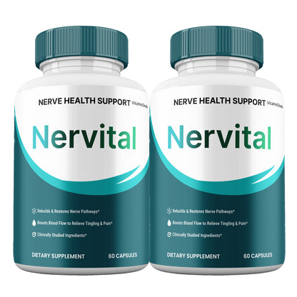 Nervital Capsules (2 Pack) | Daily Formula