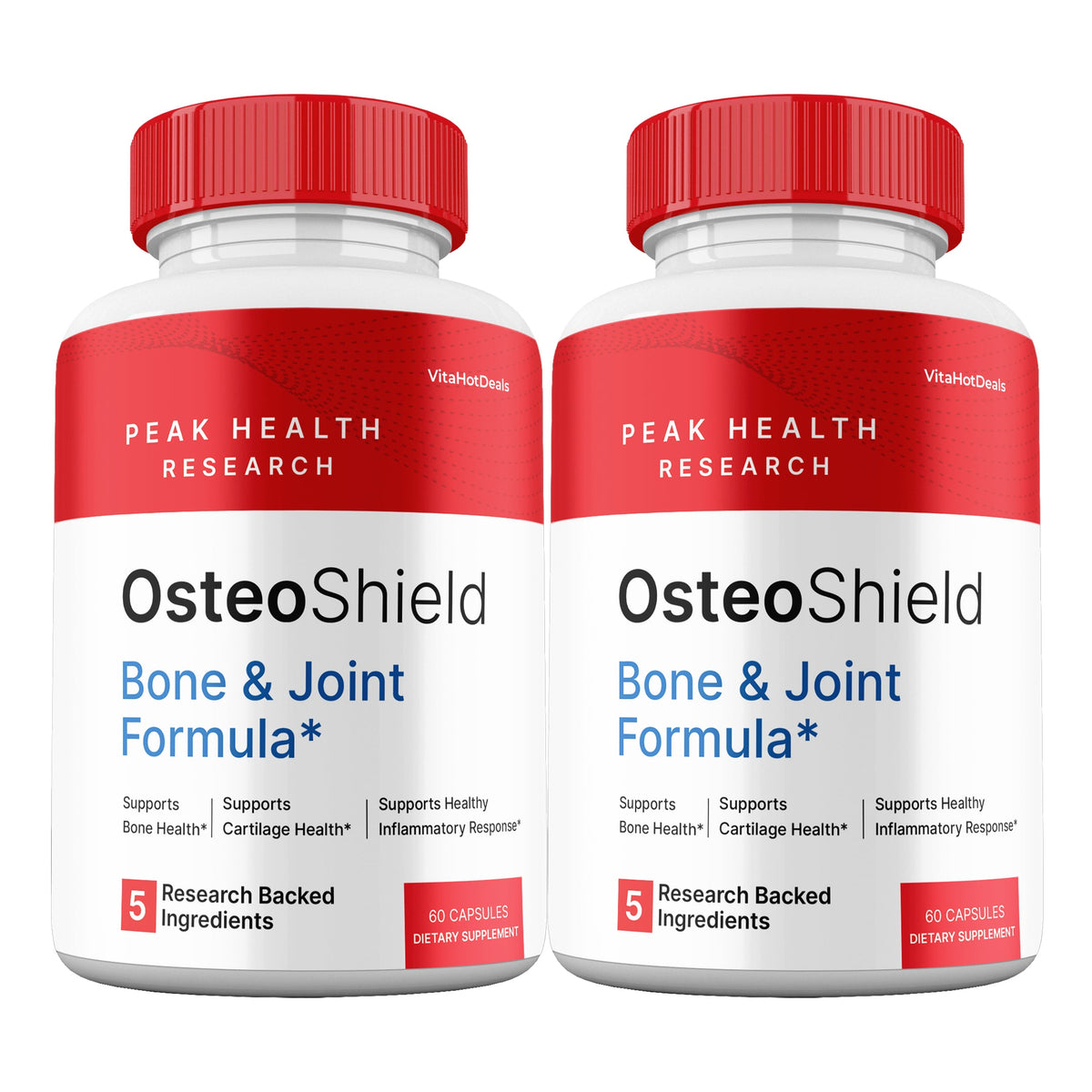 OsteoShield Capsules 2 Pack bone and joint support