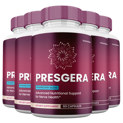 Presgera Capsules (5 Pack) | Daily Formula