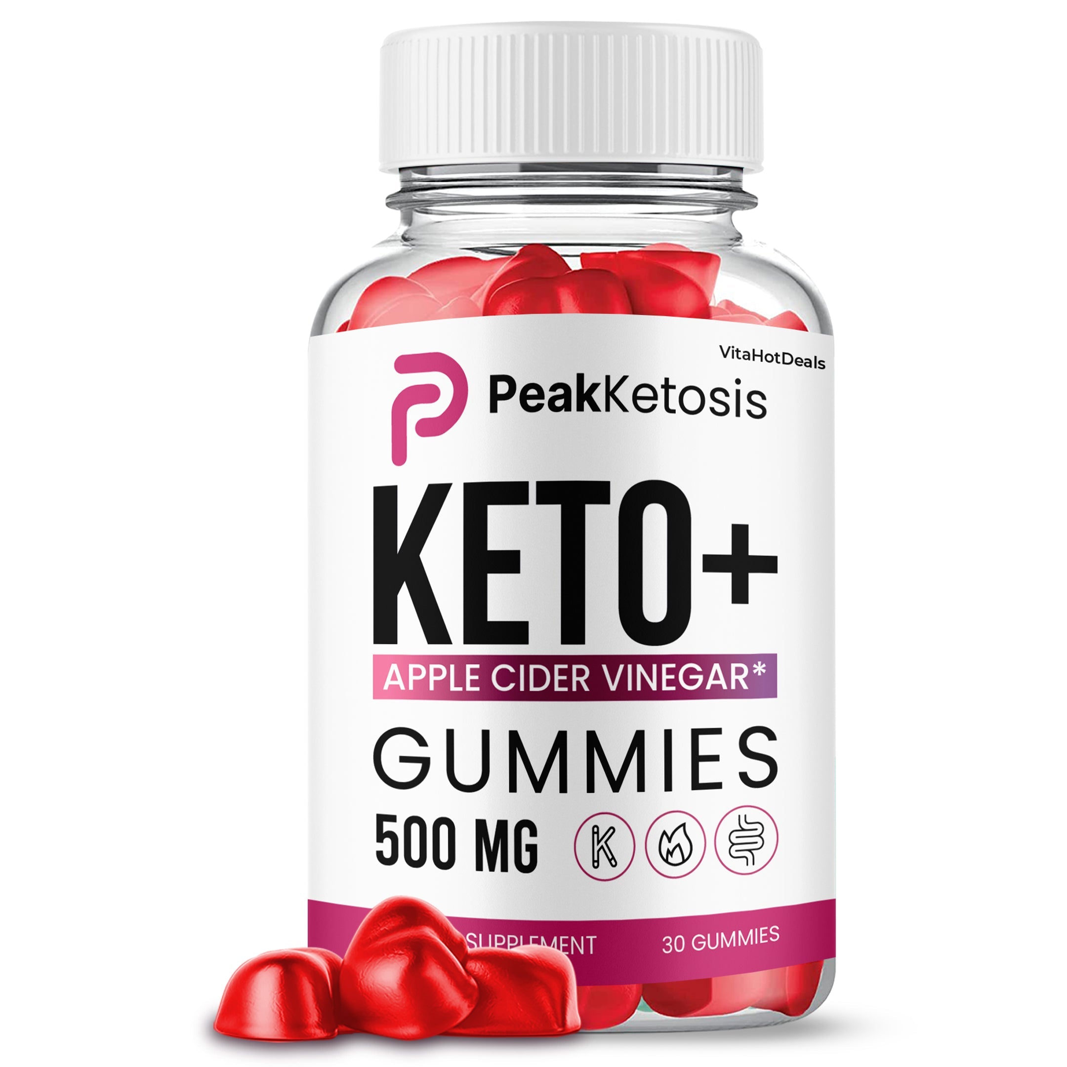 Peak Ketosis Keto ACV Gummies (1 Pack)