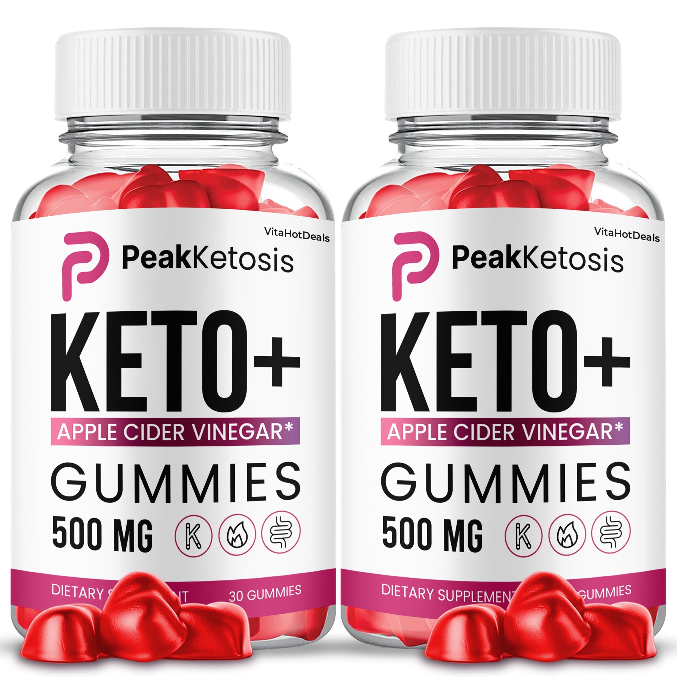 Peak Ketosis Keto ACV Gummies (2 Pack)