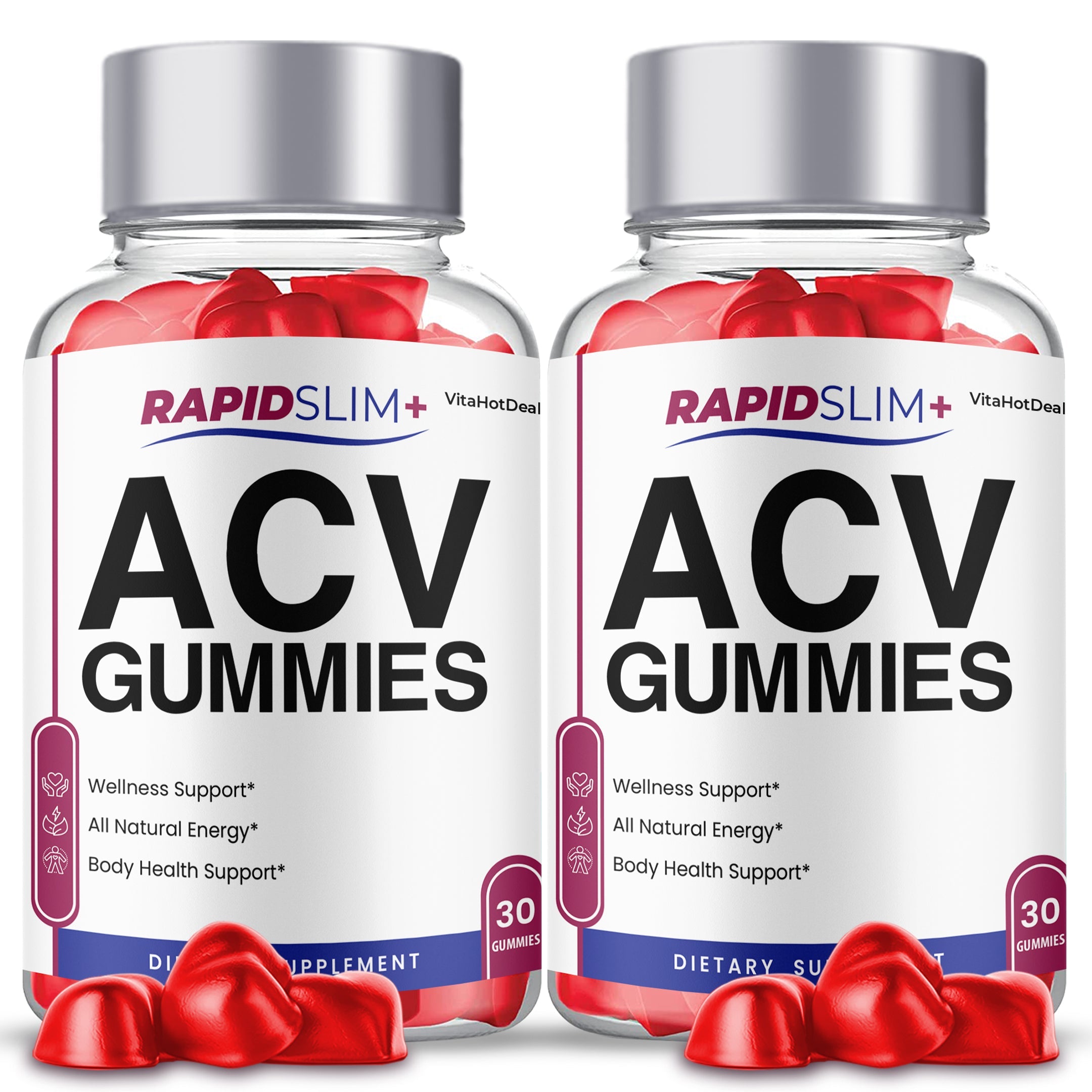 Rapid Slim Keto ACV Gummies (2 Pack)