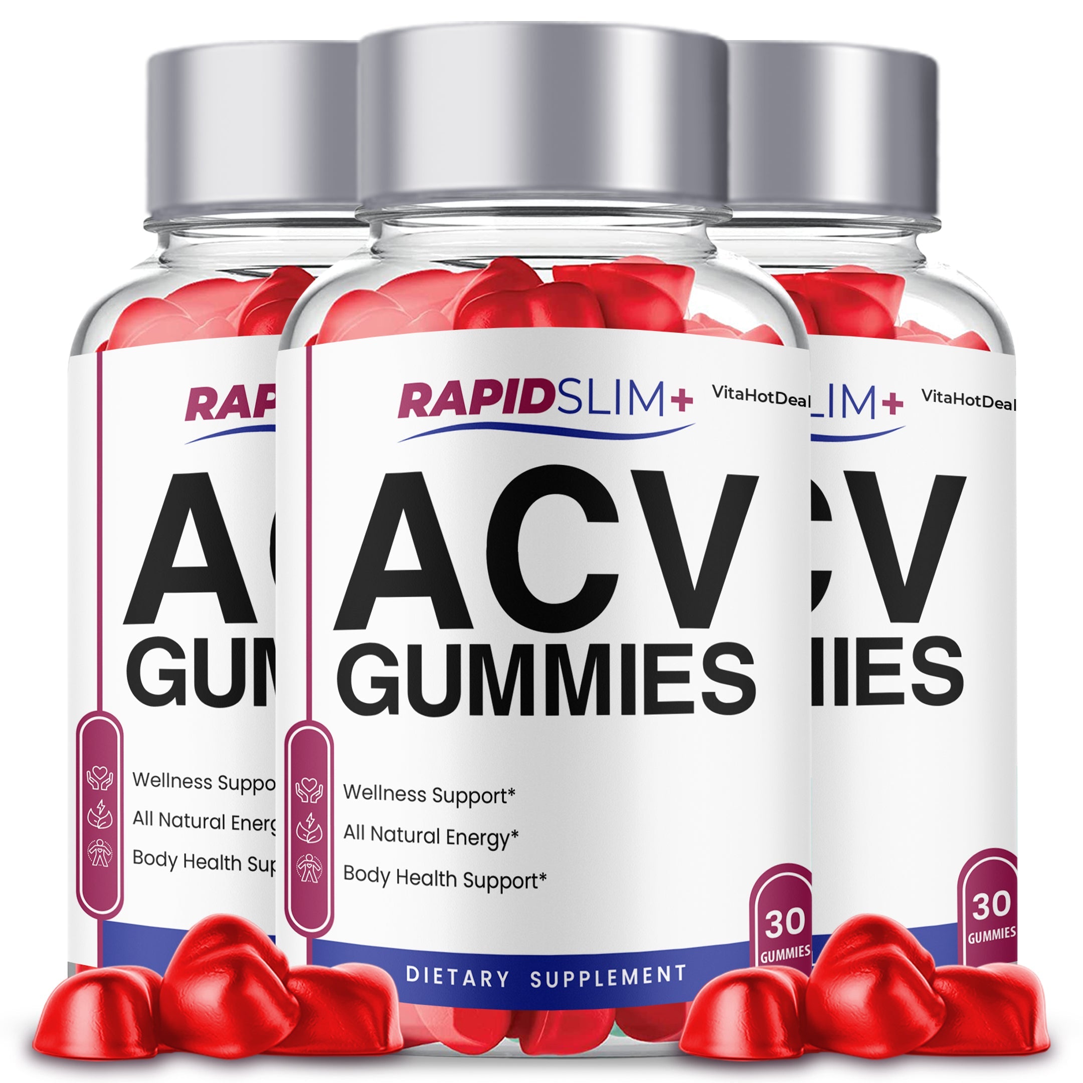 Rapid Slim Keto ACV Gummies (3 Pack)