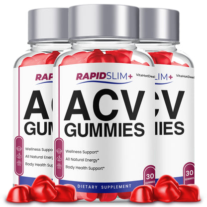 Rapid Slim Keto ACV Gummies (3 Pack) | Daily Formula