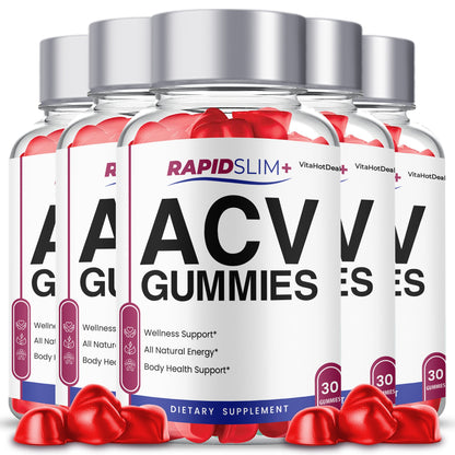 Rapid Slim Keto ACV Gummies (5 Pack) | Daily Formula