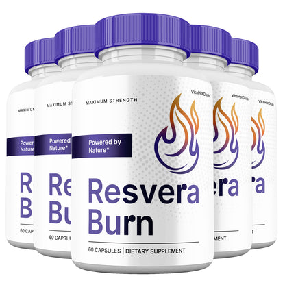 Resvera Burn Capsules (5 Pack) | Daily Formula