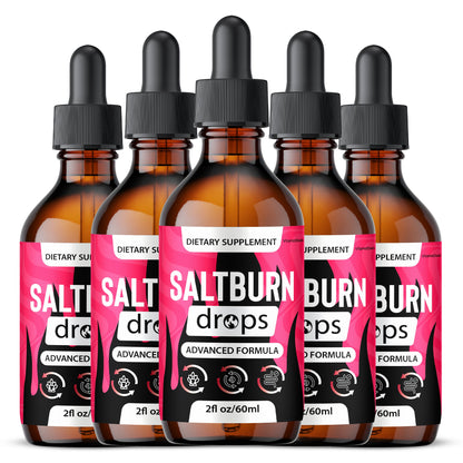 Salt Burn Drops (5 Pack) | Daily Formula