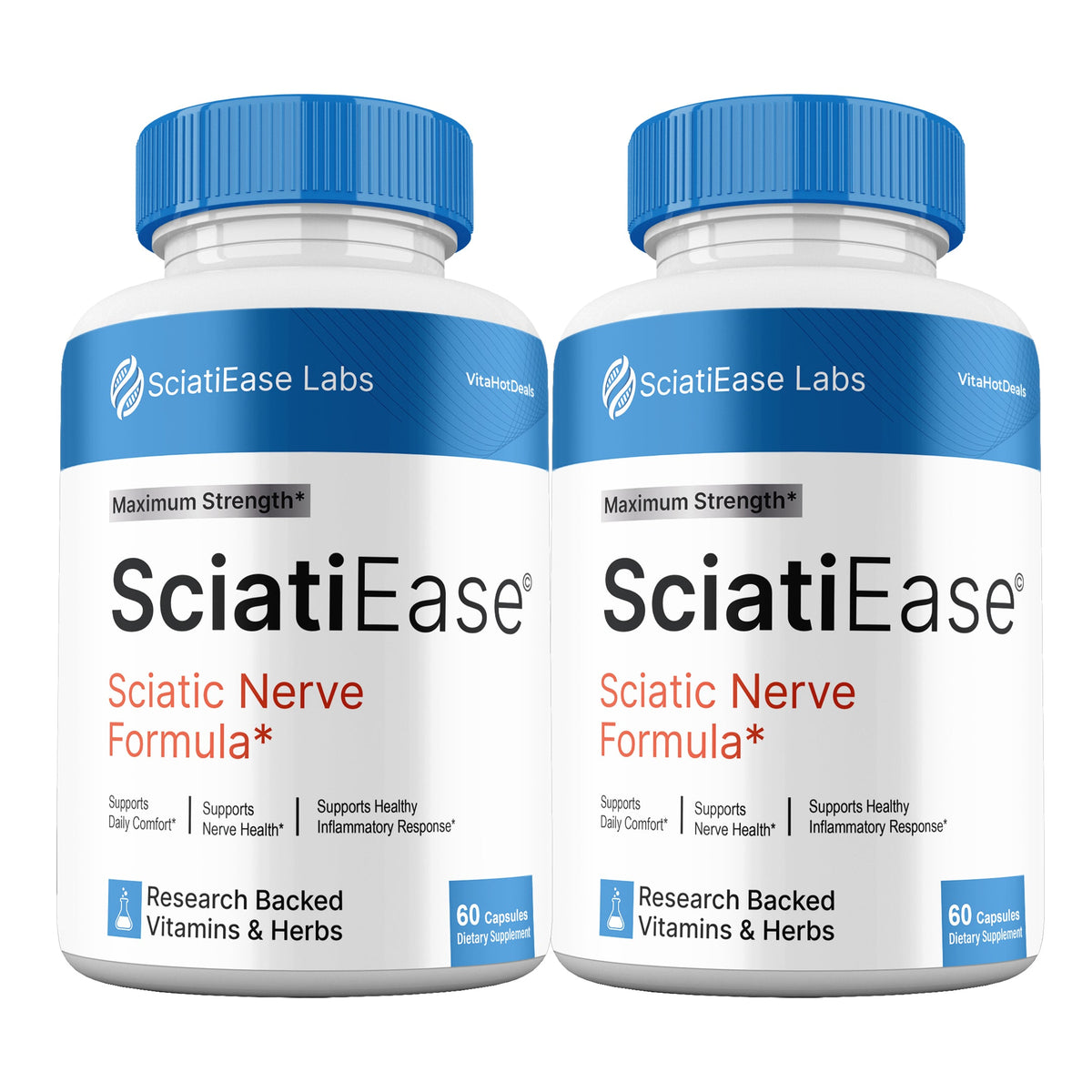 SciatiEase Capsules 2 Pack nerve comfort support