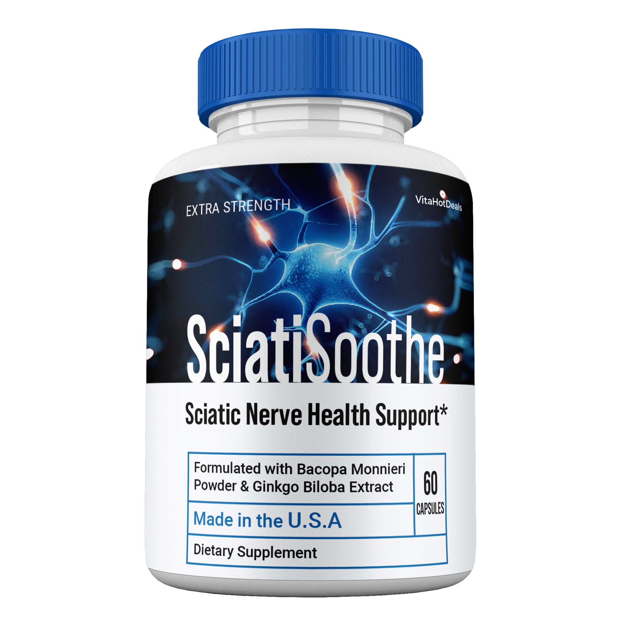 SciatiSoothe Nerve Health Support Pills (1 Pack)