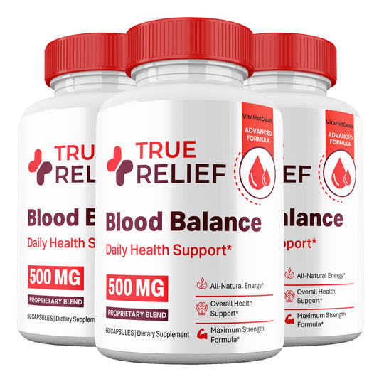 True Relief Blood Balance Capsules (3 Pack) | Daily Formula