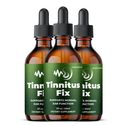 Tinnitus Fix Drops (3 Pack) | Daily Formula
