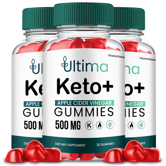 Ultima Keto+ ACV Gummies (3 Pack) | Daily Formula