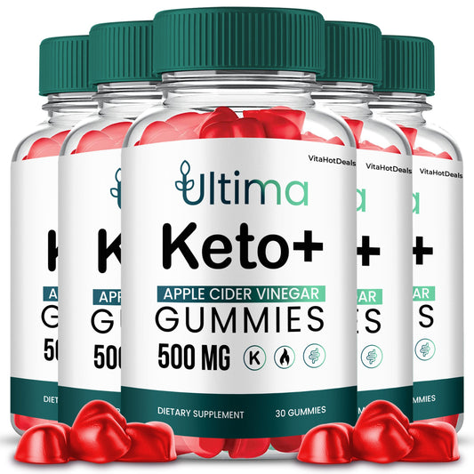 Ultima Keto+ ACV Gummies (5 Pack) | Daily Formula