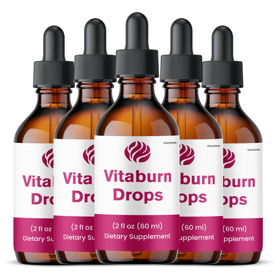 Vitaburn Drops (5 Pack) | Daily Formula